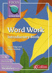 Image of Word Work Introductory Book