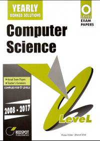 Image of Computer Science Yearly Worked Solutions O Level Exam Papers 2008-2017