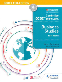 Image of IGCSE Cambridge and O Level Business Studies fifth edition