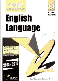 Image of English Language Yearly Worked Solutions O Level Exam Papers 2004-2018