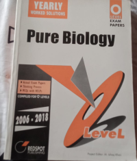 Image of Pure Biology Yearly Worked Solutions O Level Exam Papers 2006-2018